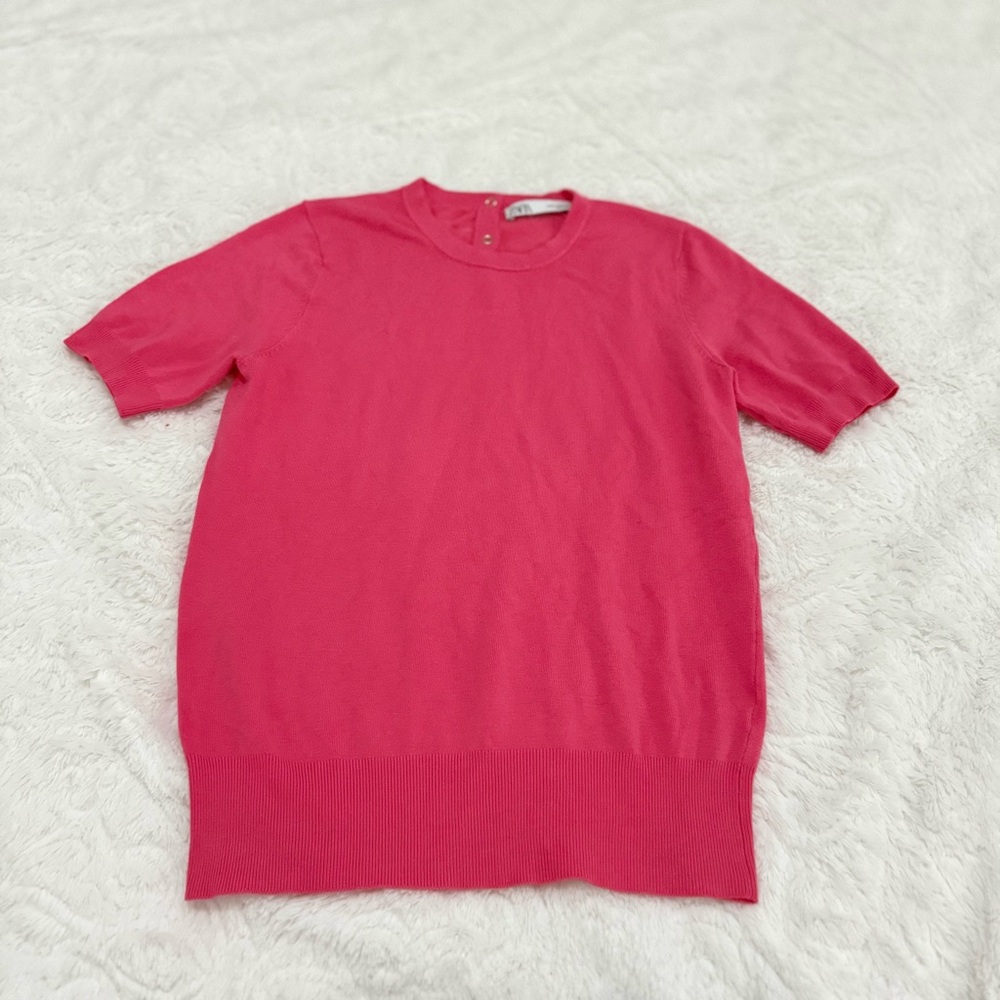 Zara pink soft top